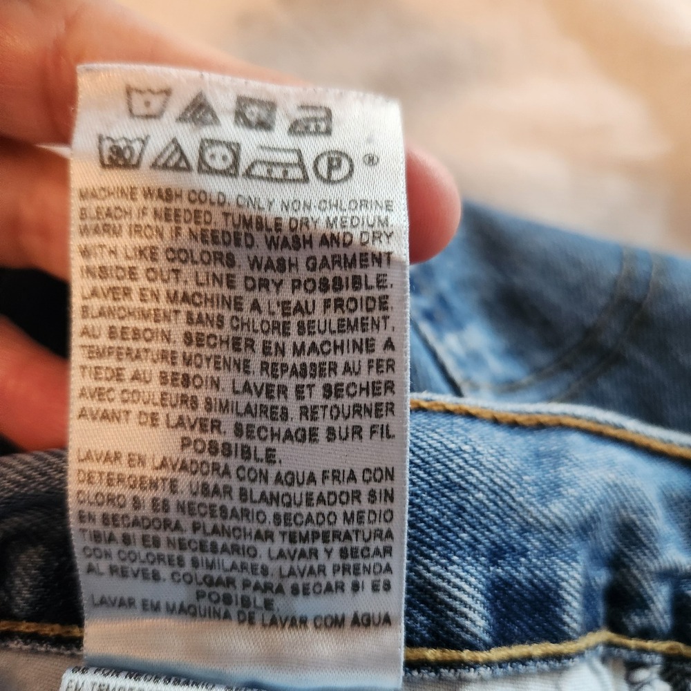 Mens Levi's 550 Relaxed Fit Jeans Light Wash Denim Blue Size 46x30 - Picture 7 of 11